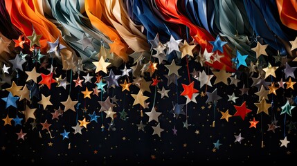 energy banner award with stars