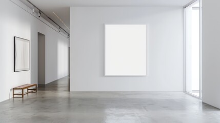 Fototapeta premium Stylish apartment interior design backdrop, emphasizing cozy comfort and inspiring home decor ideas