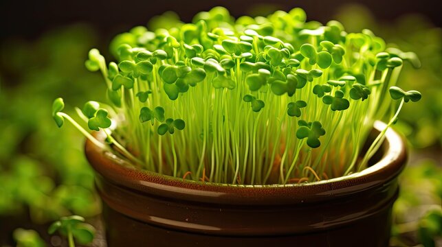 pot broccoli sprouts
