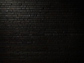 Black brick wall dark background for design