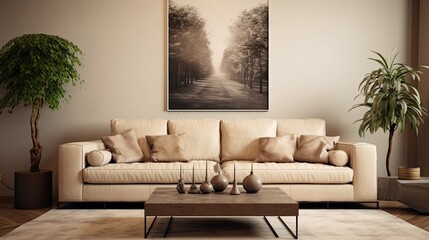 sofa beige leather