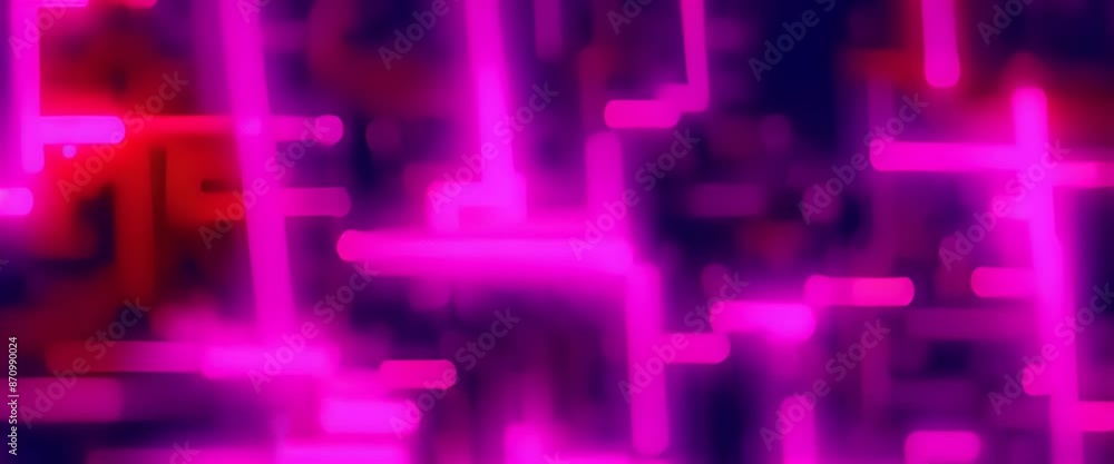 Poster background concept neon lines follow the complex circuit board paths pulsating with energy as proces