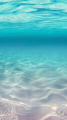 Sfondo per cellulare con mare limpido azzurro e onde trasparenti