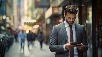 convenience business man technology