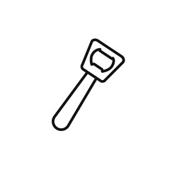 bottle opener icon vector set collection for web