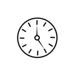 Clock icon vector set collection for web