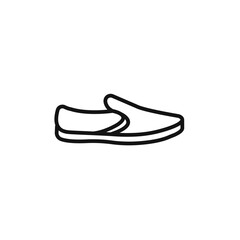 Espadrille icon vector set collection for web