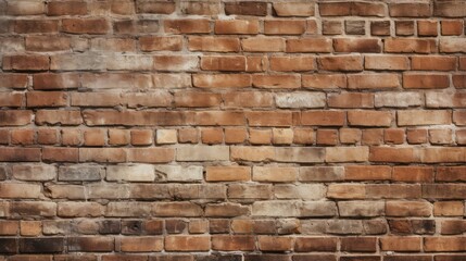 Obraz premium closeup light brown brick wall