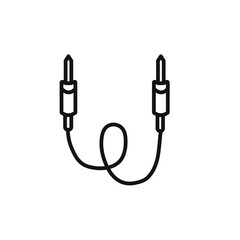 Jack cable icon vector set collection for web