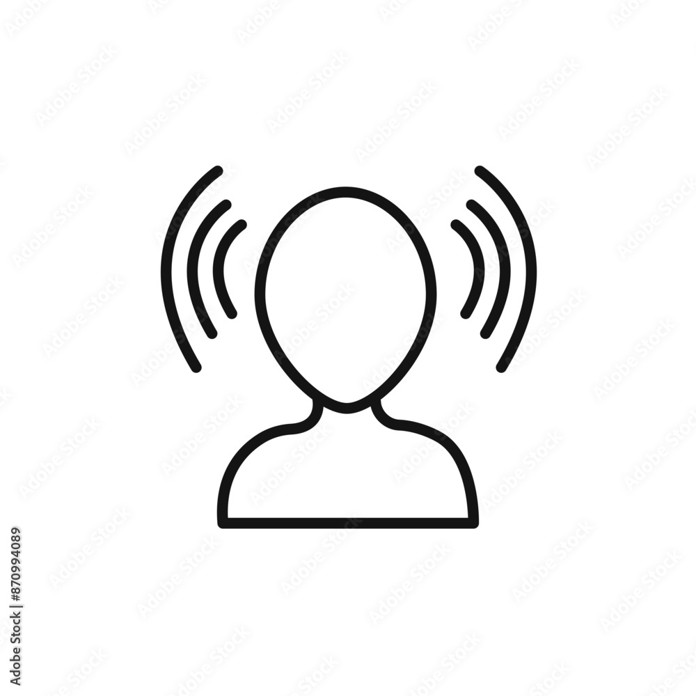 Poster mind awareness icon vector set collection for web