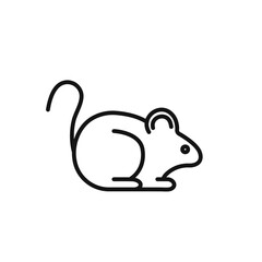 Mouse animal icon vector set collection for web
