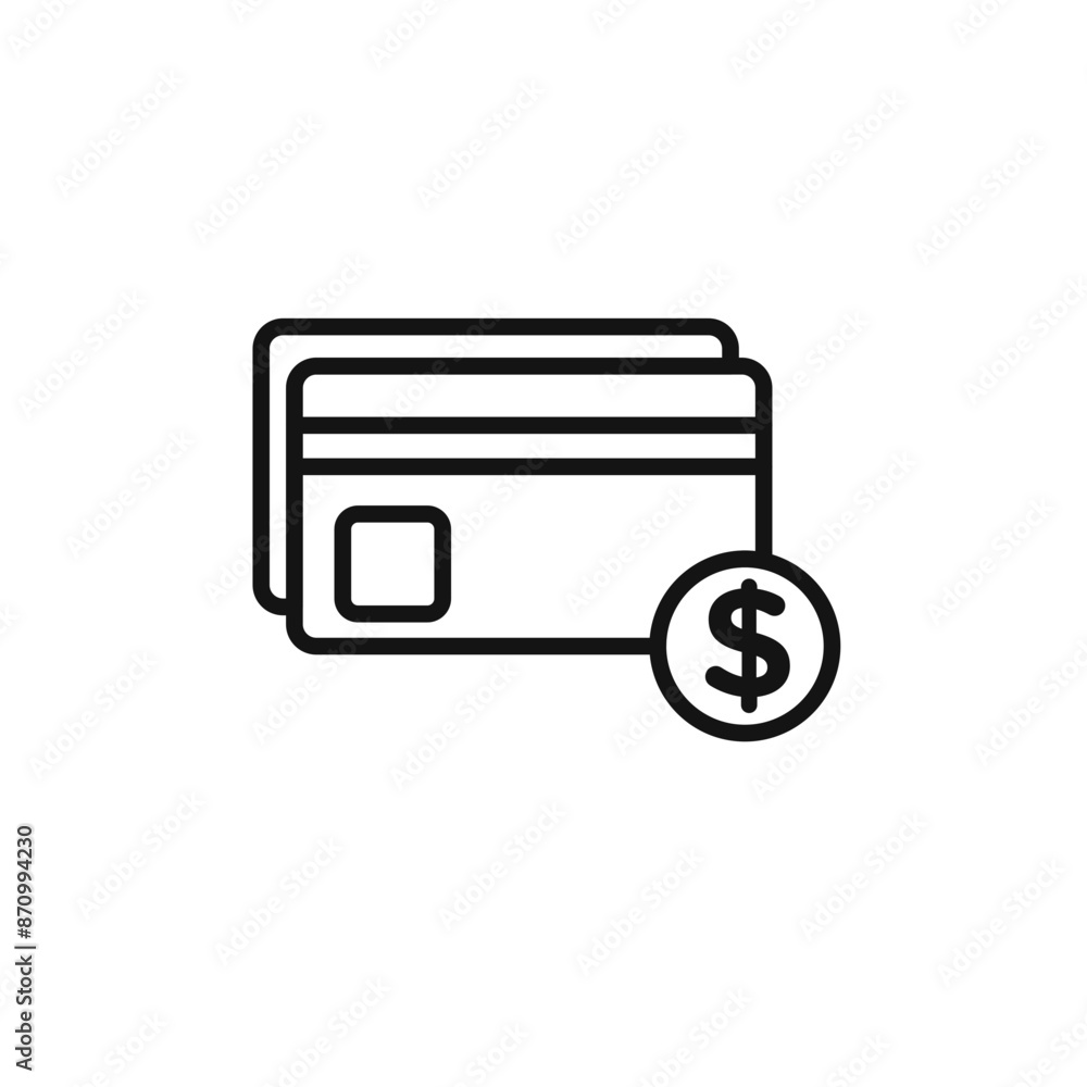 Poster payment method icon vector set collection for web