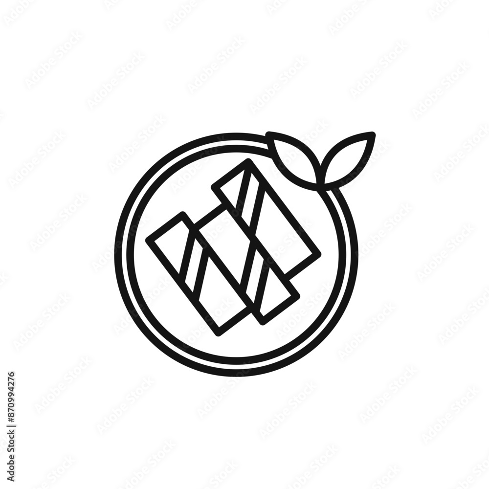 Poster popiah icon vector set collection for web