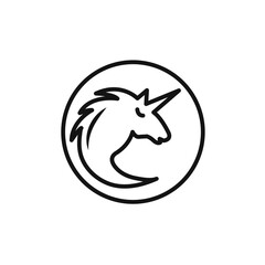 Pegasus icon vector set collection for web