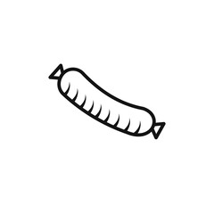 Sausage icon vector set collection for web