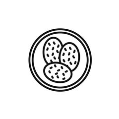 shaobing icon vector set collection for web