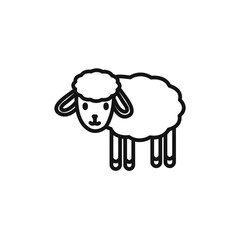 sheep icon vector set collection for web