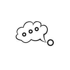Speech Bubble icon vector set collection for web