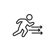 Sprint icon vector set collection for web