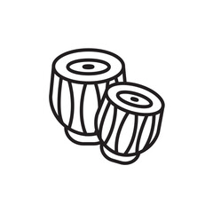 Tabla icon vector set collection for web