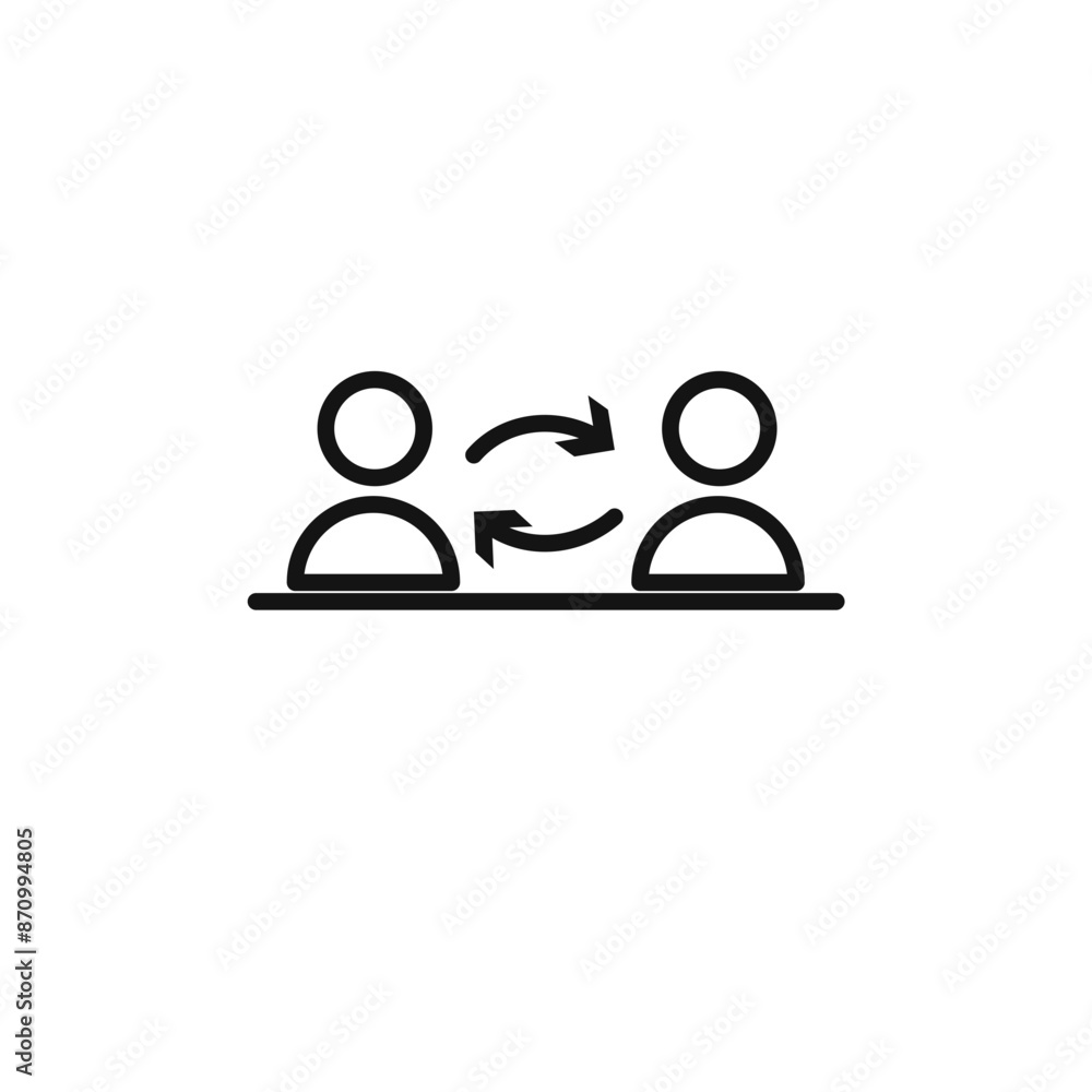 Poster user interaction icon vector set collection for web