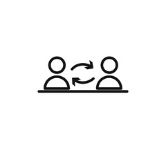 User interaction icon vector set collection for web