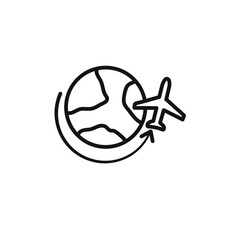 voyage icon vector set collection for web