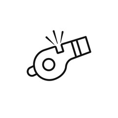 Whistle icon vector set collection for web