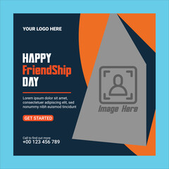 FriendShip Day Social Media Post Design Template