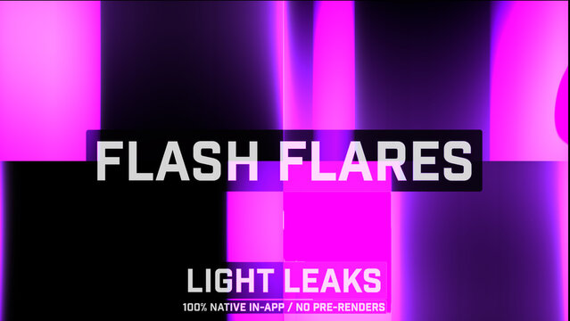 Flash Flares Organic Light Leaks Motion Overlays