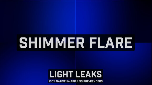 Shimmer Flare Organic Light Leaks Motion Overlays