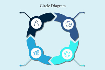 Circle Diagram infographic 2