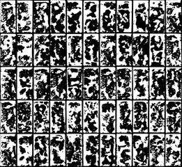 Fototapeta premium Rustic grunge vector texture with grain and stains. Abstract noise background. Weathered surface.