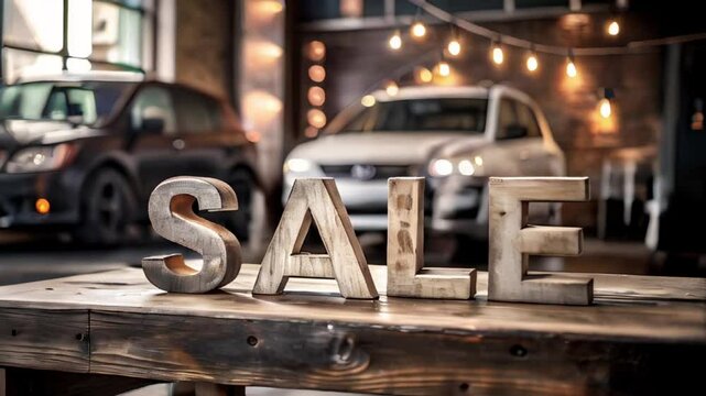 Cars for Sale, Car auction concept	