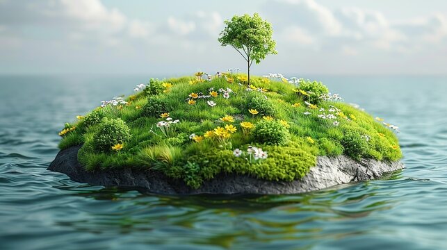 Realistic photo of a global summit focused on environmental agreements, representing the collaborative effort of nations to address climate change and environmental sustainability. , Minimalism,