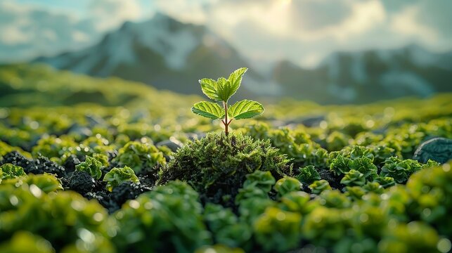 Realistic photo of a global summit focused on environmental agreements, representing the collaborative effort of nations to address climate change and environmental sustainability. , Minimalism,