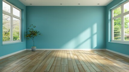 Obraz premium interior room empty wall copy space cozy and comfort interior decoration for creativity ideas home interior concept background