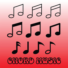 Music Note Icon Vector Illustration Design