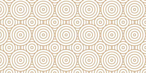 Vector Overlapping Pattern Minimal diamond geometric wave spiral and abstract circle wave line. brown, wood color seamless tile stripe geometric create retro line backdrop white pattern background.