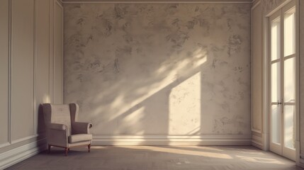 interior room empty wall copy space cozy and comfort interior decoration for creativity ideas home interior concept background