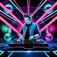 dj at the party