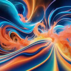Obraz premium visualization of waves