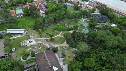 Mangal das Garças Portal da Amazônia Belém Pará Brasil Natureza Jardim Botânico Animais Aves Vegetação Tropical Paisagem Passeio Cultura Exposição Ambiente Natural Fauna Flora Ecoturismo Lago Drone PA