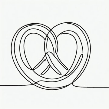 recommend clip art:  silhouette pretzel flat colors