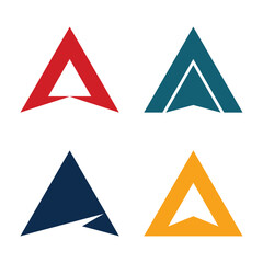 Set of arrow logo design, Finance arrow. Premium Vector