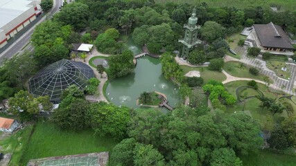 Mangal das Garças Portal da Amazônia Belém Pará Brasil Natureza Jardim Botânico Animais Aves Vegetação Tropical Paisagem Passeio Cultura Exposição Ambiente Natural Fauna Flora Ecoturismo Lago Drone PA