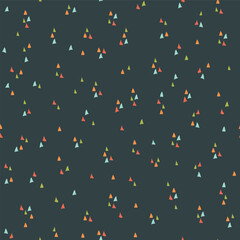Simple Outdoor Camping Tents Seamless Pattern Design