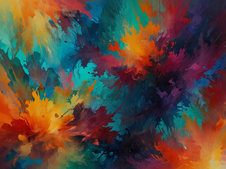 Soft washes of purple and blue watercolor create an abstract, artistic background