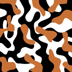 Abstract decorative wave pattern. Vector Illustration.