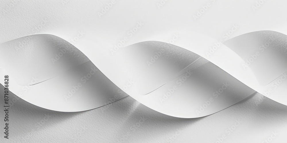 Poster A single computer mouse sits on a plain white surface, providing a clean and simple background for various uses